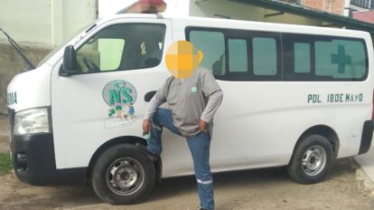 desaparición de ambulancia de la CNS en La Paz