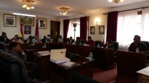 Tensión en sesión del Concejo Municipal de Oruro