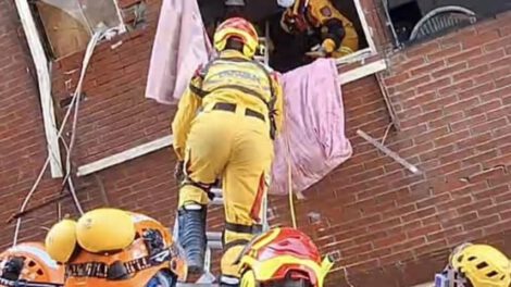 Terremoto en Taiwán deja mil personas atrapadas en montañas