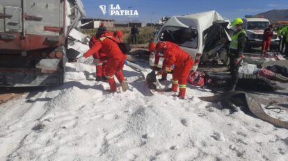 Accidente en la carretera Oruro-Potosí deja 14 personas fallecidas