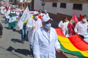 paro nacional contra Ley 035 en el sector salud