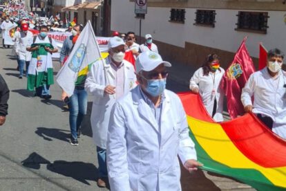 paro nacional contra Ley 035 en el sector salud