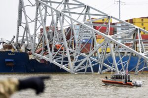 Colapso del puente Key en Baltimore tras impacto del carguero Dali