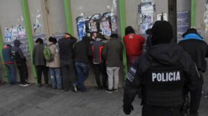 Operativo policial en La Paz