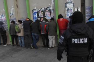 Operativo policial en La Paz