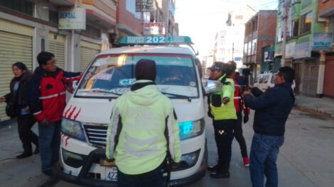 Suspensión de líneas de transporte en El Alto