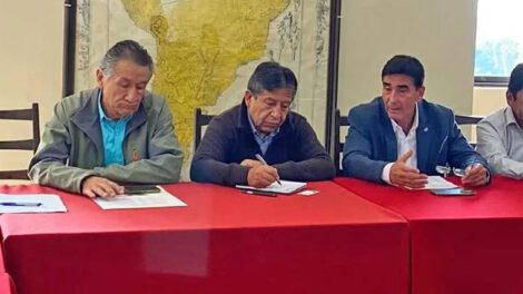 Desafíos del sector agropecuario en reunión con David Choquehuanca