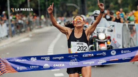 Helen Baltazar Maratón Internacional de Sao Paulo