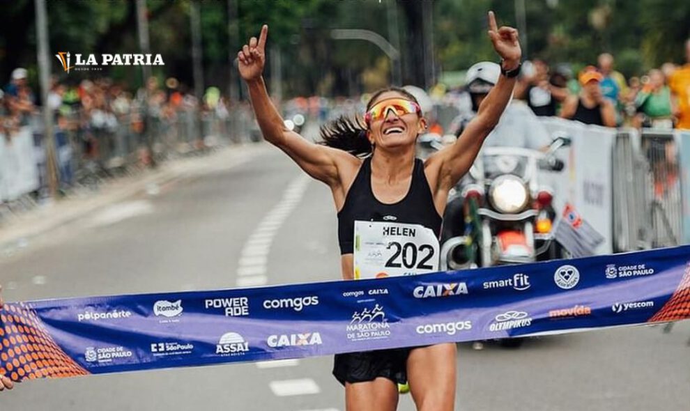Helen Baltazar Maratón Internacional de Sao Paulo