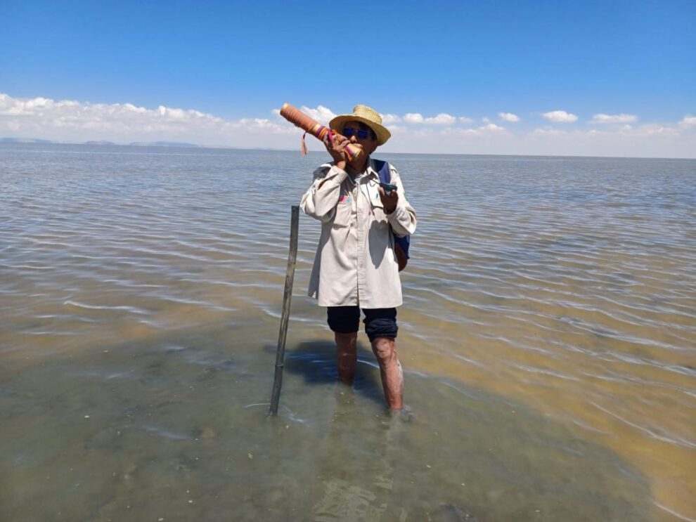 Monitoreo comunitario lago Poopó