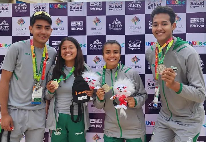 Bolivia voleibol playa medallas