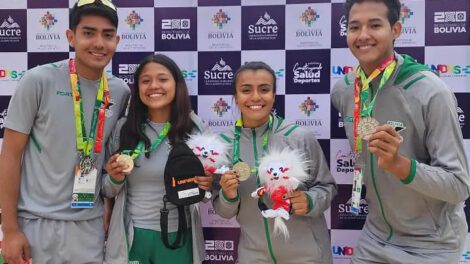 Bolivia voleibol playa medallas