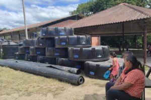 Comunarios en Monteagudo reciben ayuda para enfrentar la sequía