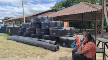 Comunarios en Monteagudo reciben ayuda para enfrentar la sequía