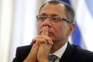 Jorge Glas hospitalizado tras quebranto en su salud