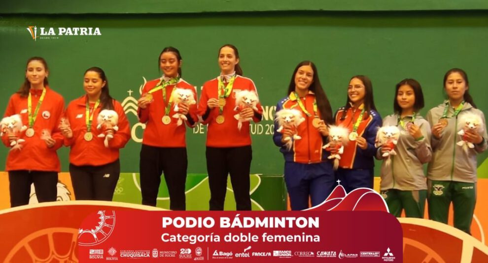 Bádminton en Juegos Bolivarianos con Verónica Condori y Adriana Salvatierra