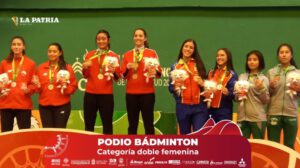 Bádminton en Juegos Bolivarianos con la dupla orureña