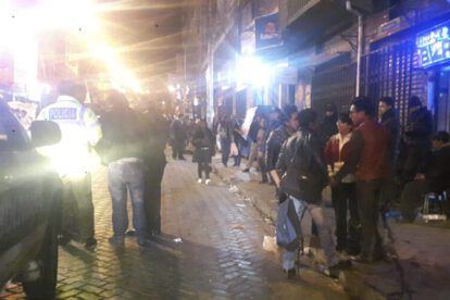 Venta de bebidas alcohólicas en Oruro