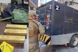 Tres aprehendidos con cinco lingotes de oro en el aeropuerto de El Alto