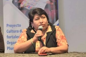Conflicto en el TSE por la situación de Dina Chuquimia