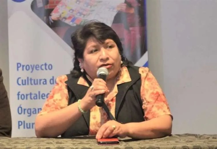 Conflicto en el TSE por la situación de Dina Chuquimia