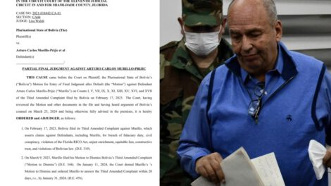 Arturo Murillo indemnización por caso gases lacrimógenos