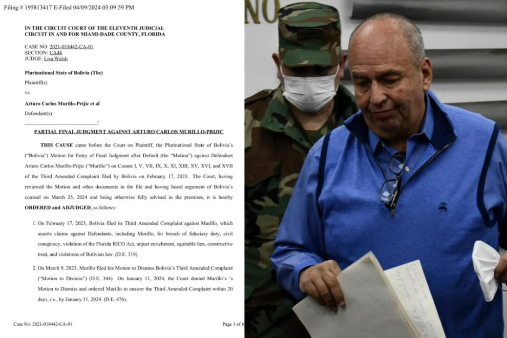 Arturo Murillo indemnización por caso gases lacrimógenos