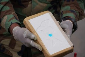 Carga de cocaína descubierta en intervención policial