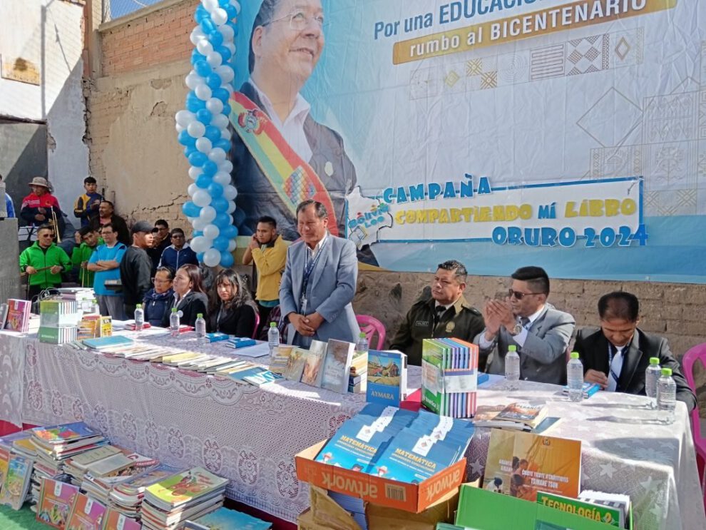 Campaña Bolivia Lee y su contribución a la implementación de bibliotecas comunitarias