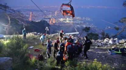 Accidente en teleférico de Turquía