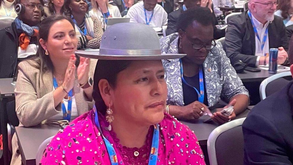 Interrupción voluntaria del embarazo presentada por la senadora Virginia Velasco