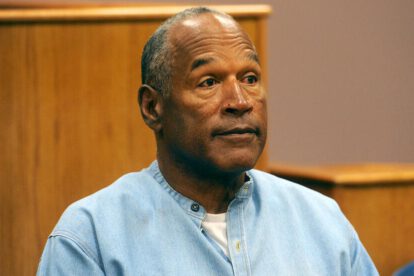 O.J. Simpson durante una audiencia judicial