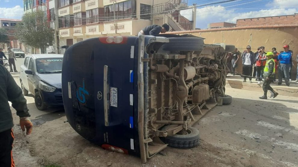 Accidente de tránsito en Oruro