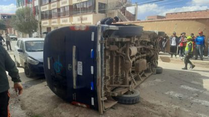 Accidente de tránsito en Oruro