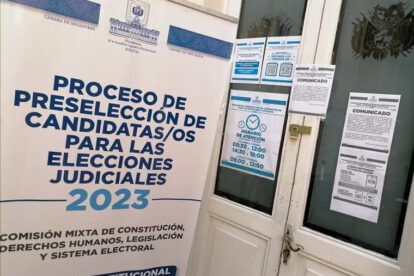 CIDH supervisará elecciones judiciales en Bolivia