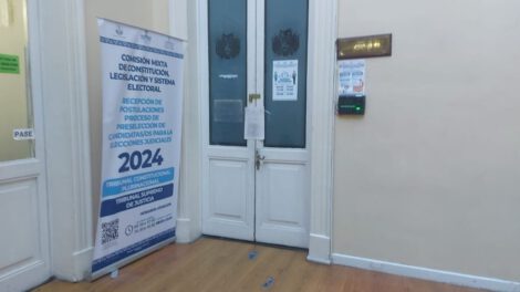 Paralización del proceso de preselección para comicios judiciales