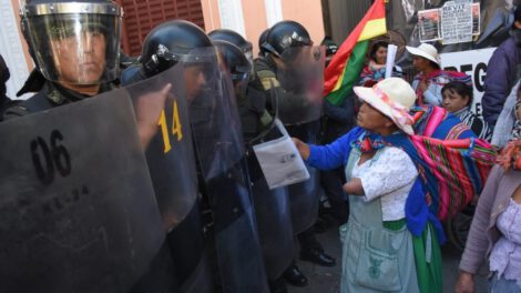 Movilizaciones por discapacidad en Bolivia