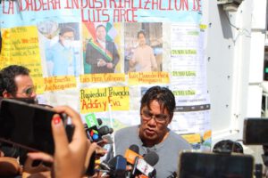 Denuncia de Héctor Arce sobre tráfico de influencias