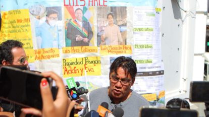 Denuncia de Héctor Arce sobre tráfico de influencias