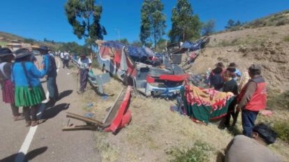 Accidente de tránsito en Chuquisaca
