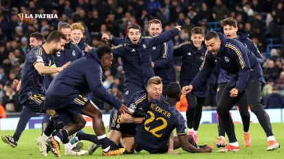 Celebran los jugadores del Real Madrid por la clasificación a semifinales en la Champions League
