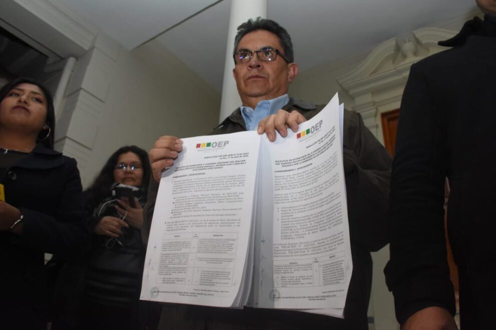 TSE rechaza convocatorias del MAS