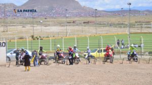 Motociclismo en Oruro: Velocidad y adrenalina en la prueba departamental clasificatoria