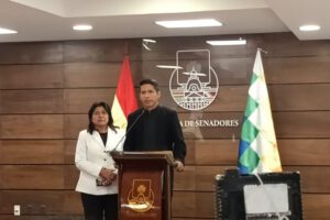 Revisión integral de la Ley 348 por el presidente del Senado Andronico Rodriguez