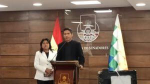 Revisión integral de la Ley 348 por el presidente del Senado Andronico Rodriguez