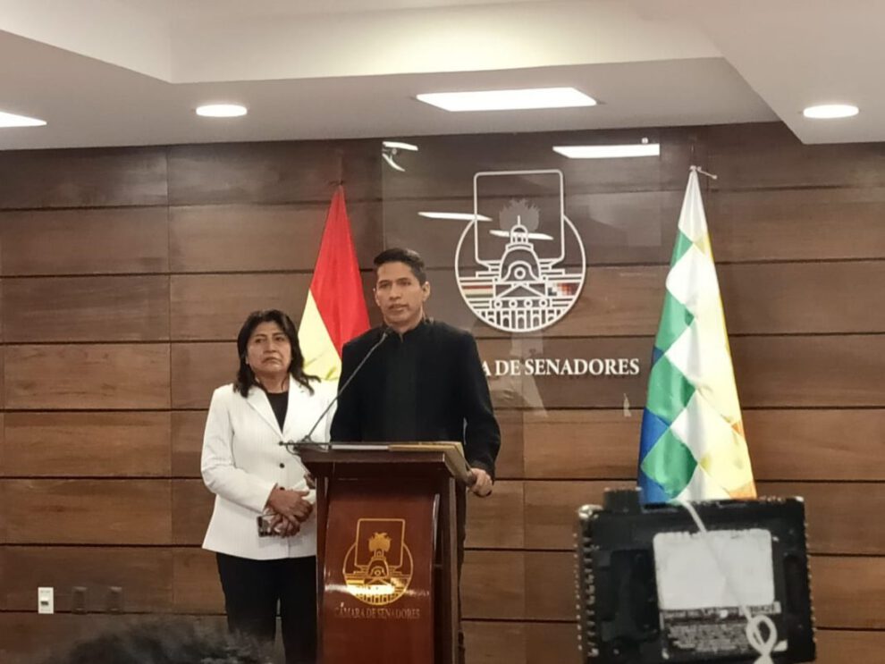 Revisión integral de la Ley 348 por el presidente del Senado Andronico Rodriguez