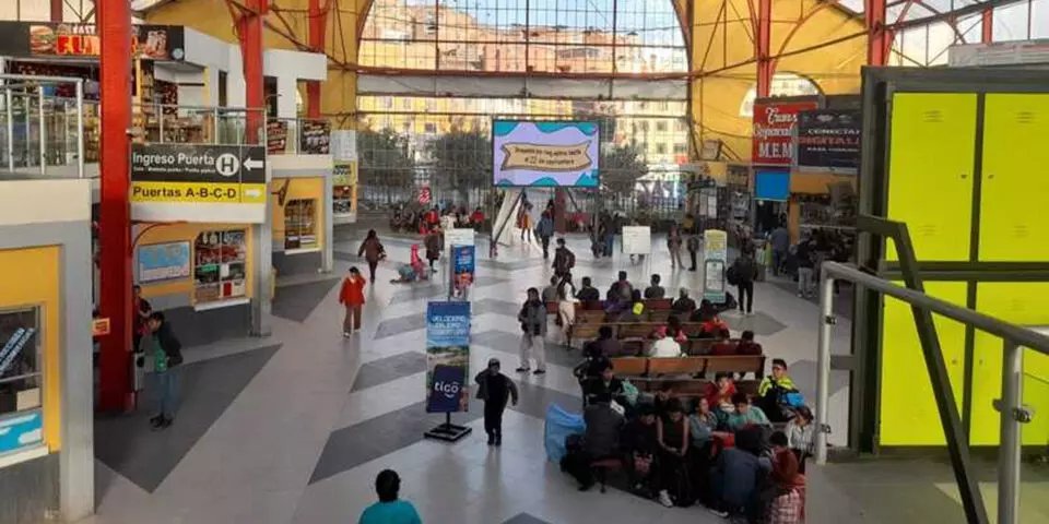 Dopajes en terminales terrestres de La Paz