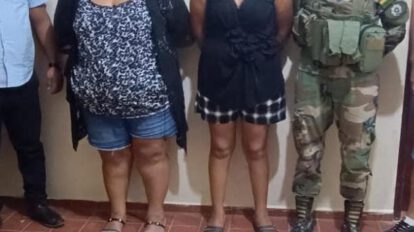 Detención de mujeres por cocaína en Santa Cruz