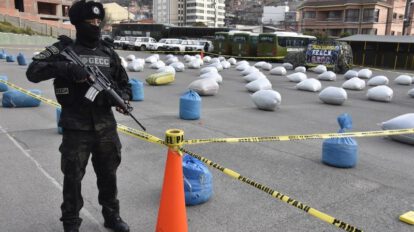 Incautación de drogas en Bolivia