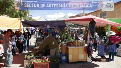 Feria Oruro Moderno con operativo de protección para evitar extravío de niños
